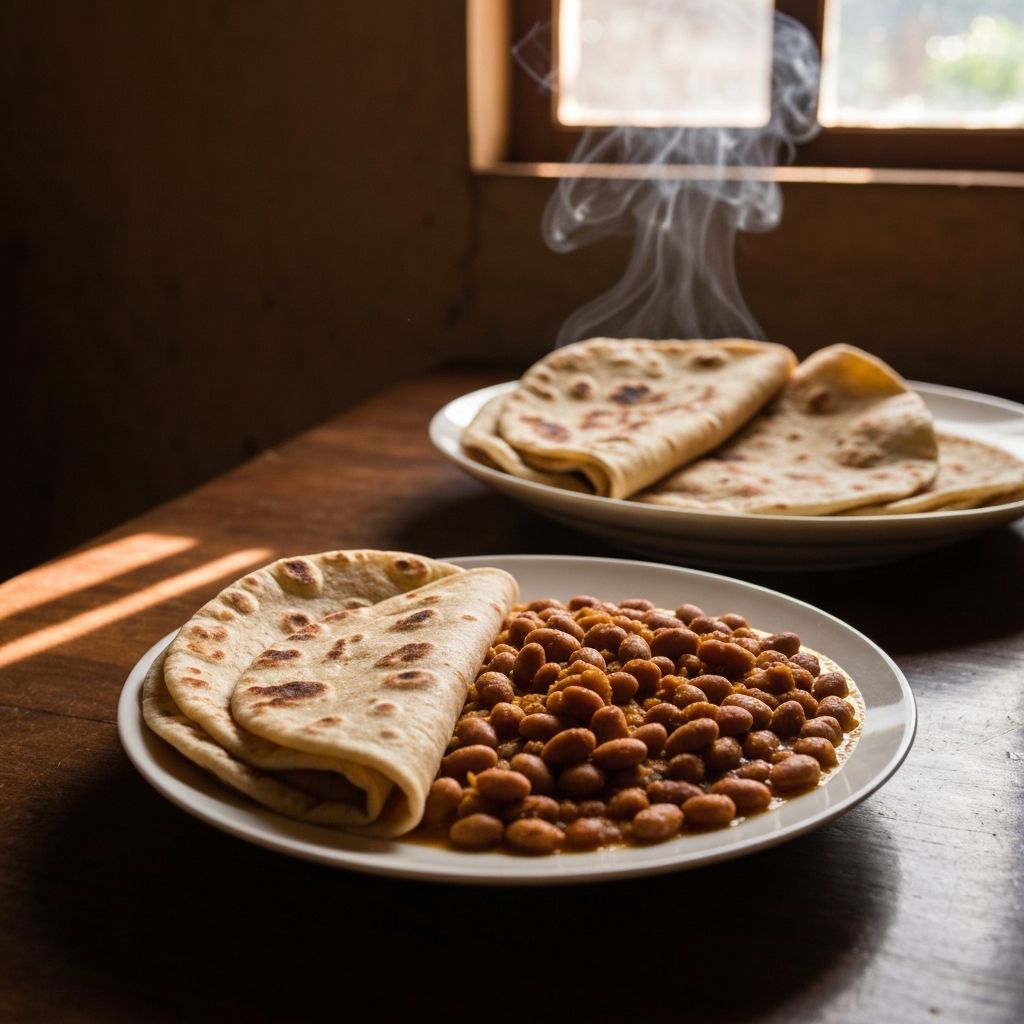 Chapati & Beans